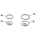 Kenmore 9114658814 optional porcelain pan and chrome ring kit no. 8068400 diagram