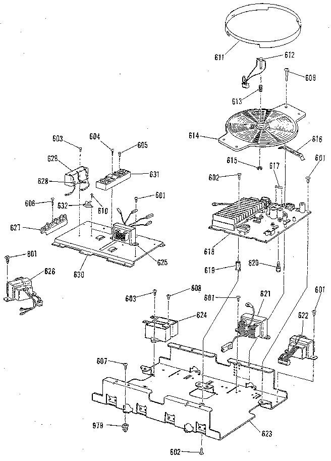 Kenmore 9119799980 power module section diagram
