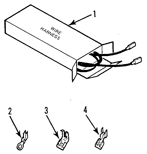 Kenmore 9116248811 wire harnesses and components diagram