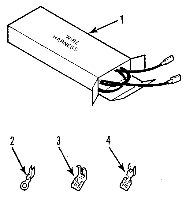 Kenmore 9116008911 wire harnesses and components diagram