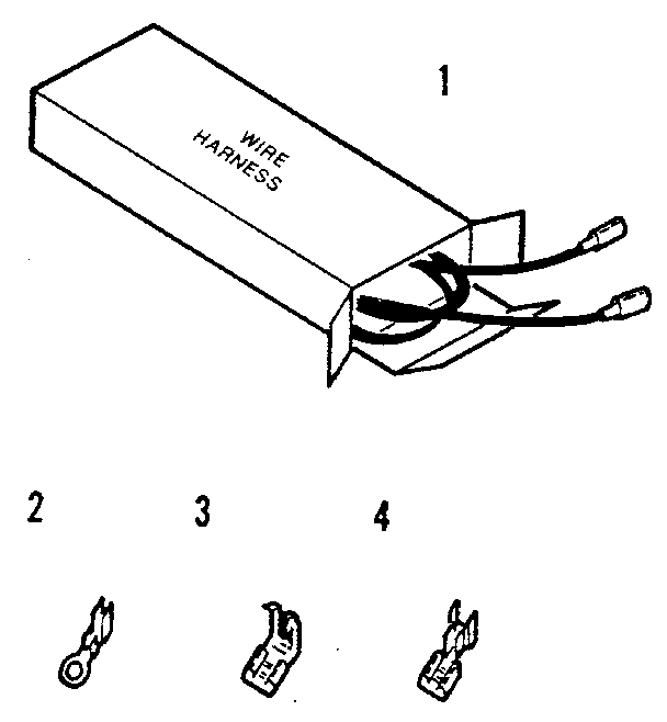 Kenmore 9116018911 wire harnesses and components diagram