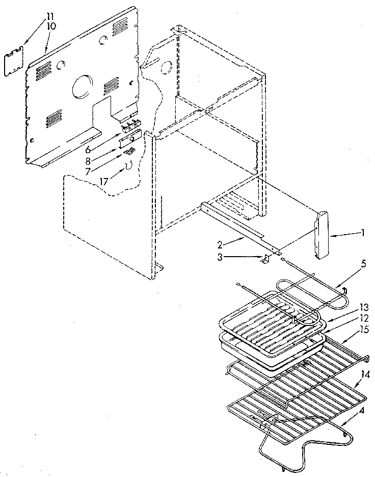 Whirlpool RF3020XVW2 oven diagram
