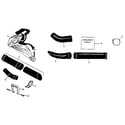 Craftsman 358797981 vacuum tube/blower tube ass'y. diagram