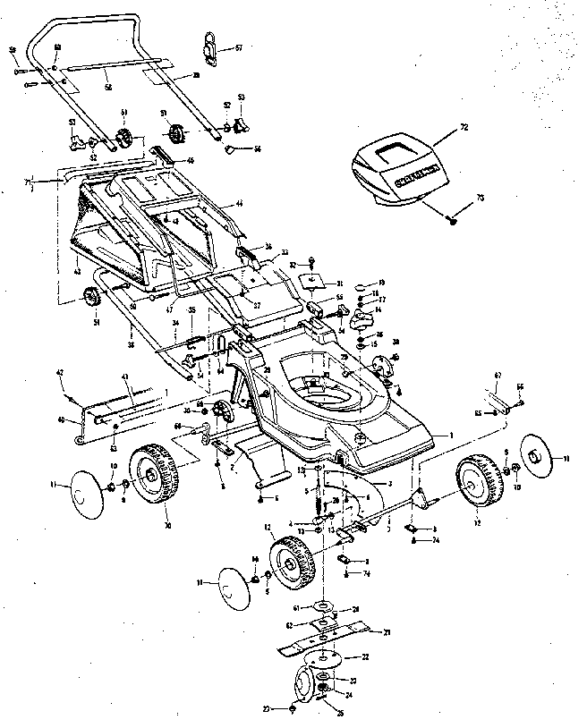 Craftsman 247370311-1980S replacement parts diagram