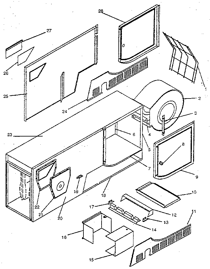 Kenmore 867768473 non-functional replacement parts diagram