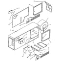 Kenmore 867763943 non-functional replacement parts diagram