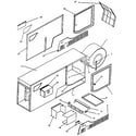 Kenmore 867762564 non-functional replacement parts diagram