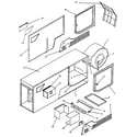 Kenmore 867772560 non-functional replacement parts diagram