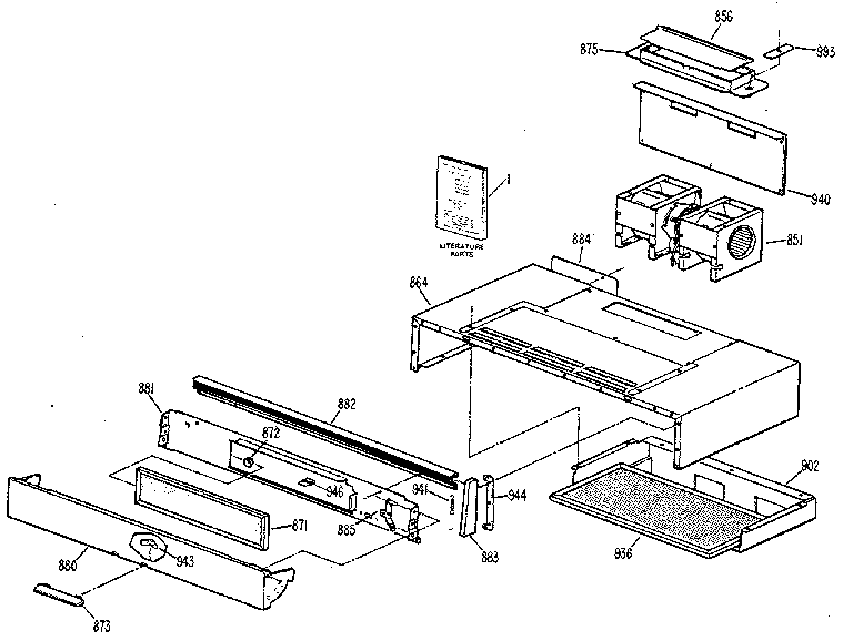 Kenmore 3639878911KS hood diagram