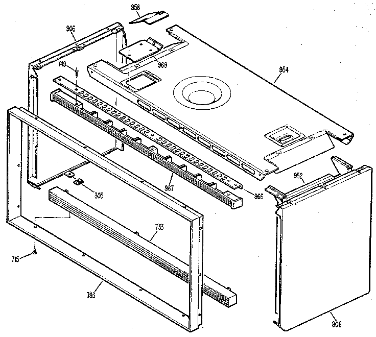 Kenmore 3639878911KS upper oven diagram