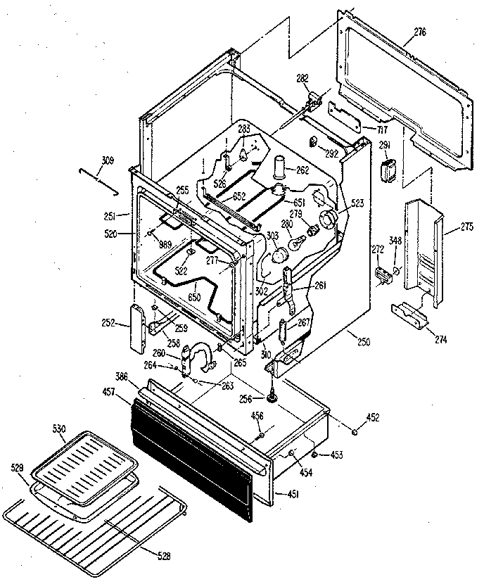 Kenmore 3639878911KS lower oven diagram