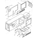 Sears 867763853 non-functional replacement parts diagram