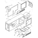 Sears 867766100 non-functional replacement parts diagram