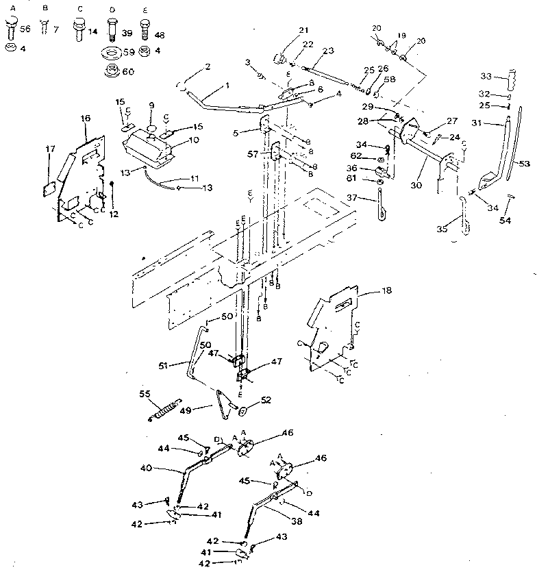 Craftsman 917254643 lift adjustment diagram
