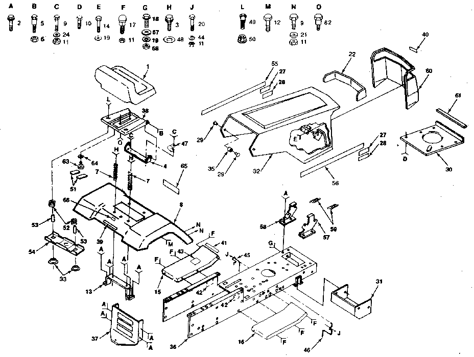 Craftsman 917254650 chassis and enclosures diagram