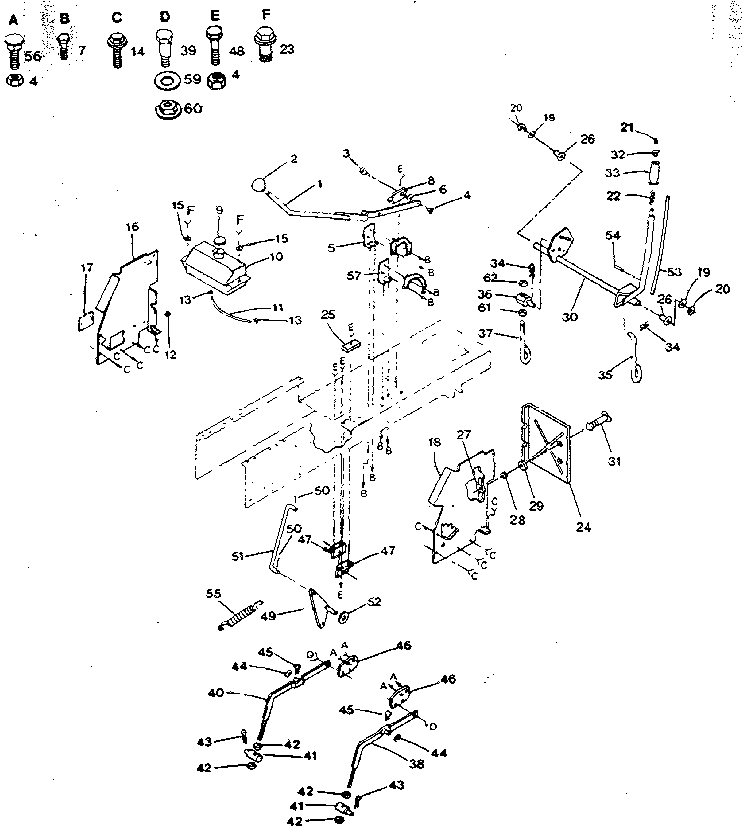 Craftsman 917254650 lift adjustment diagram