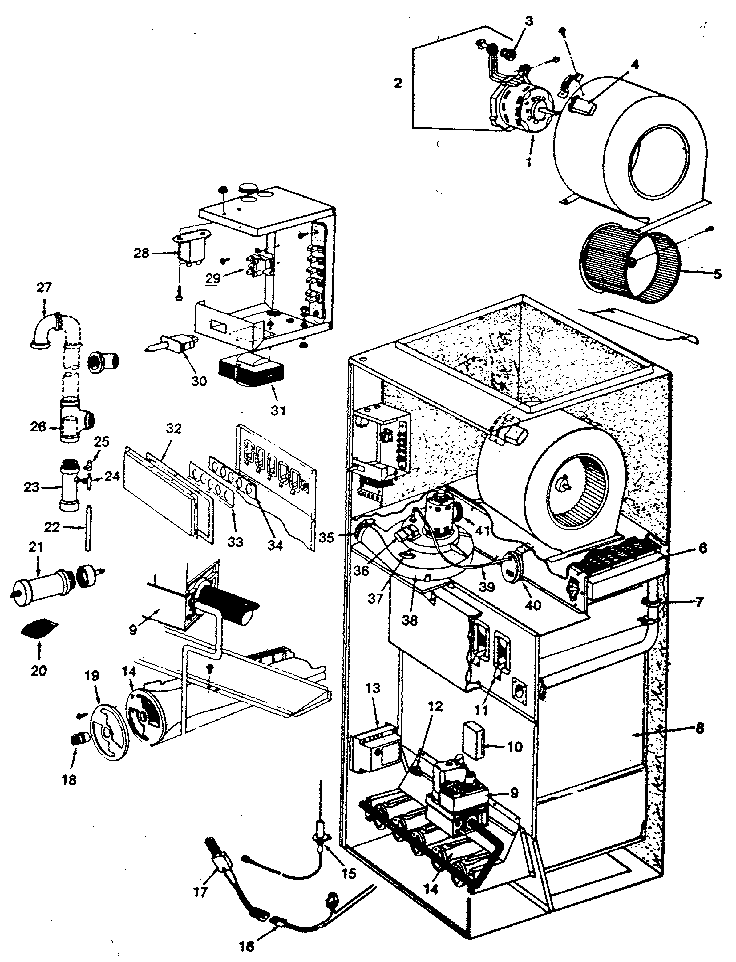 Kenmore 867769179 functional replacement parts diagram