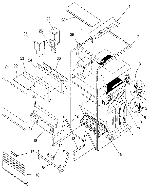 Kenmore 867769514 non-functional replacement parts diagram