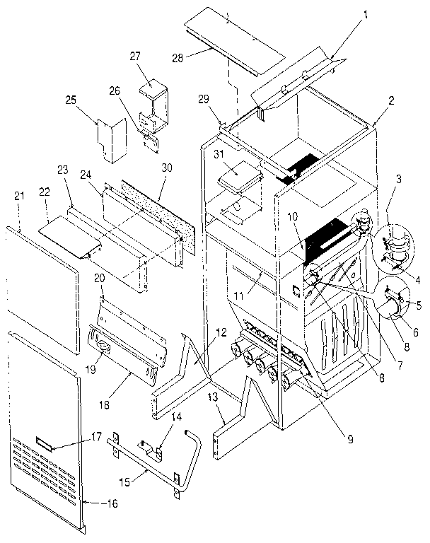 Kenmore 867779514 non-functional replacement parts diagram