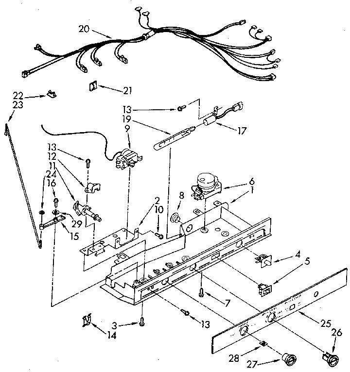 Whirlpool ED25DQXVN07 control diagram