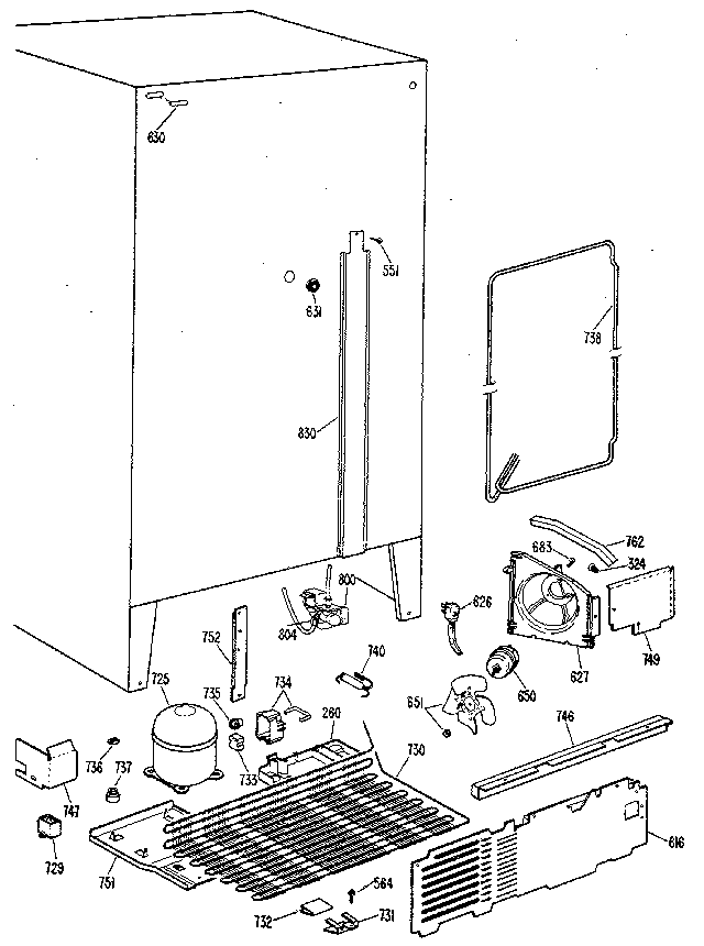 Kenmore 3639452515 unit diagram