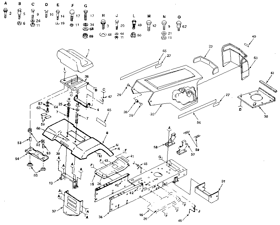 Craftsman 917254611 chassis diagram