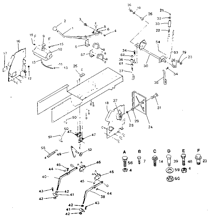 Craftsman 917254611 lift adjustment diagram