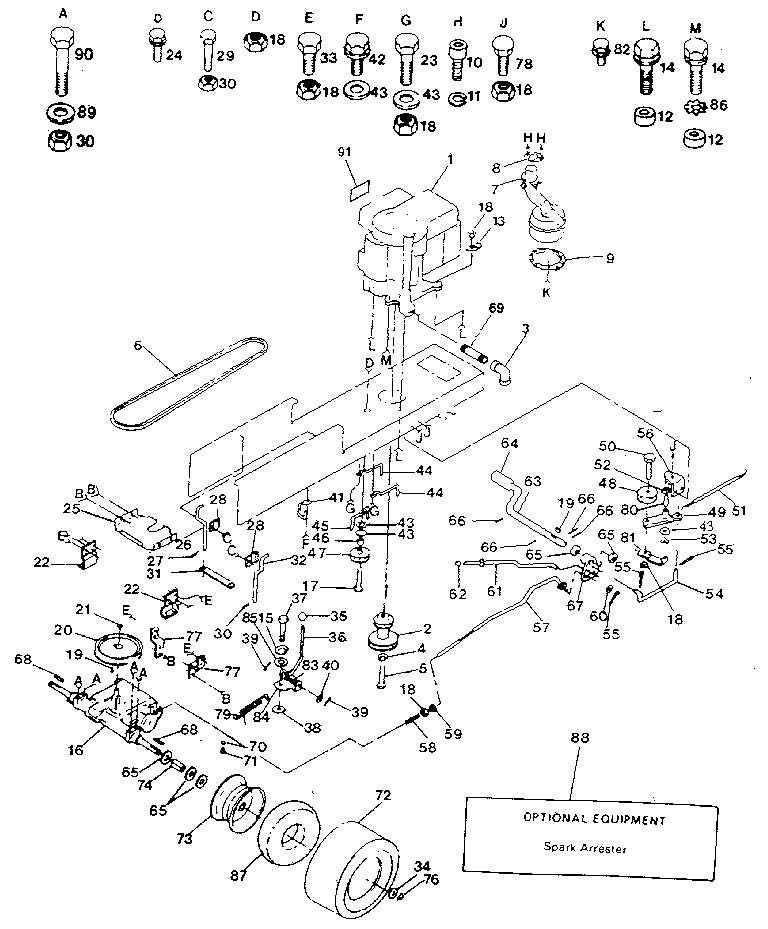 Craftsman 917254632 drive diagram