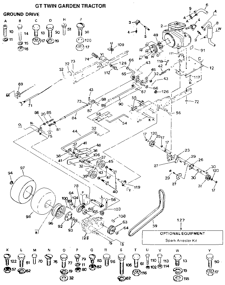 Craftsman 9172559101 ground drive diagram
