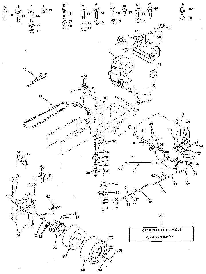Craftsman 917254950 drive diagram