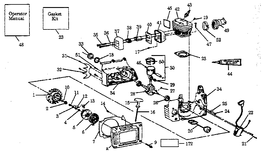 Craftsman 358356331 cylinder assembly diagram