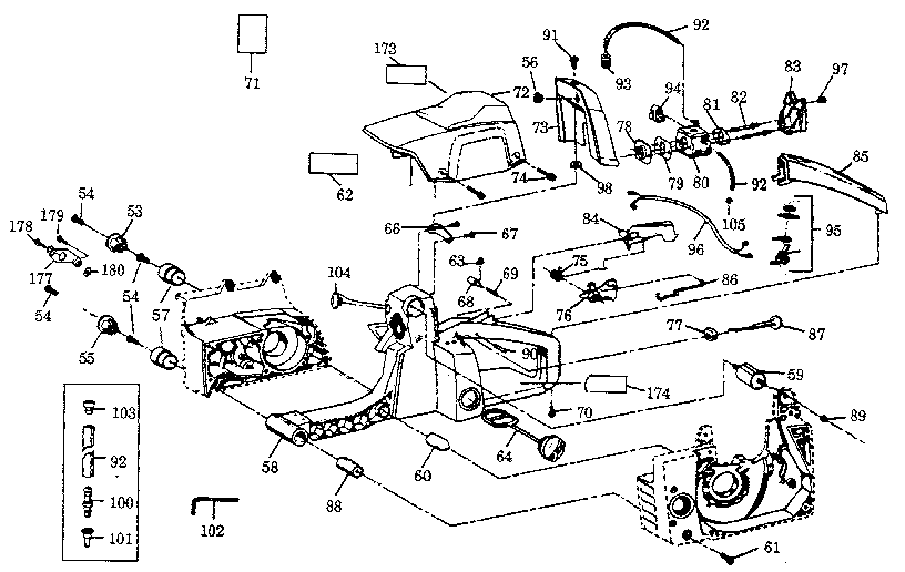 Craftsman 358356331 main frame diagram