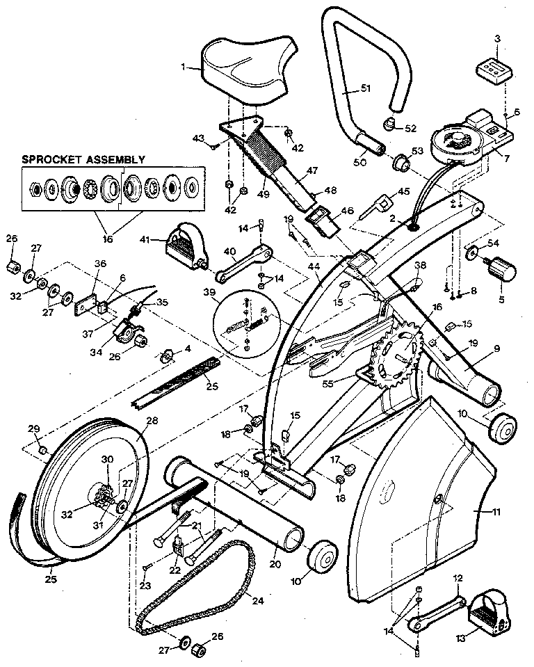 Proform PFCD-1 unit parts diagram