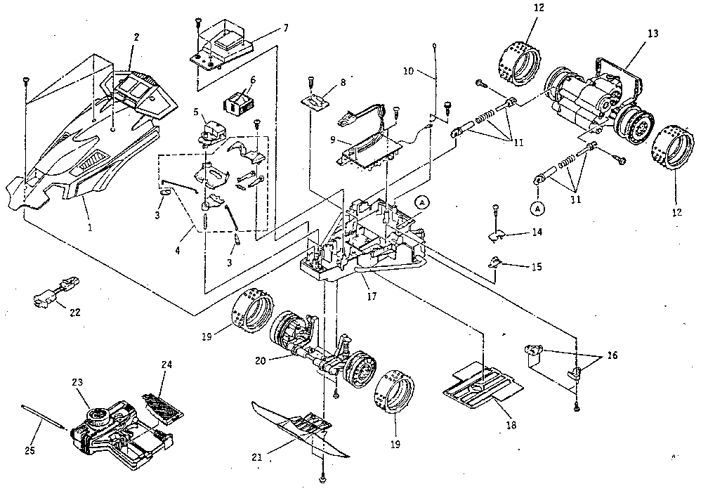 Sears 80545 replacement parts diagram