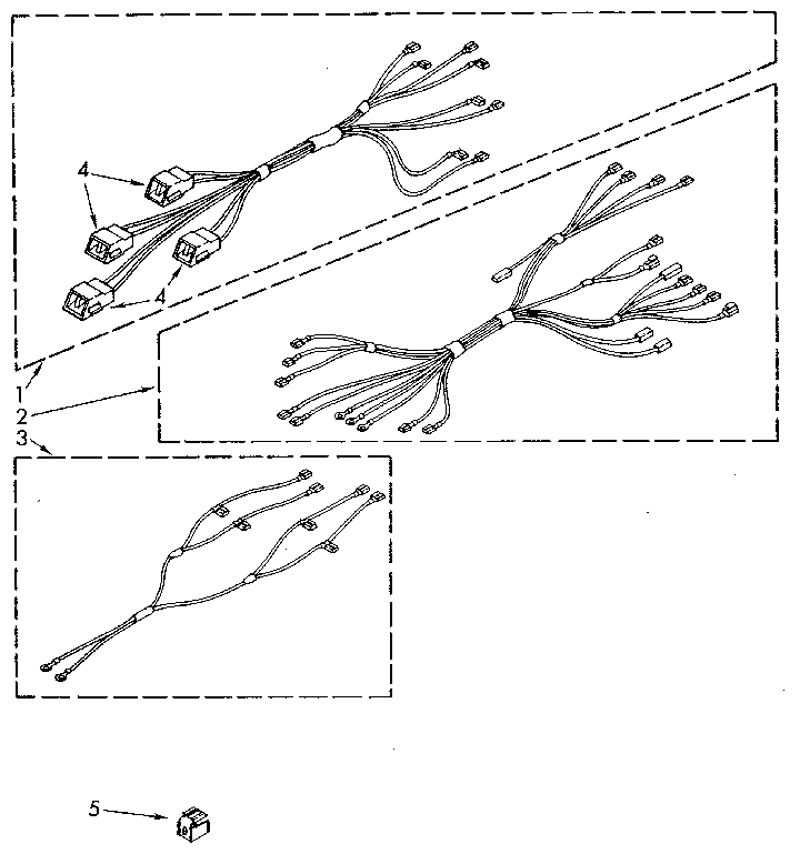 Whirlpool RF365BXWM2 wiring harness diagram
