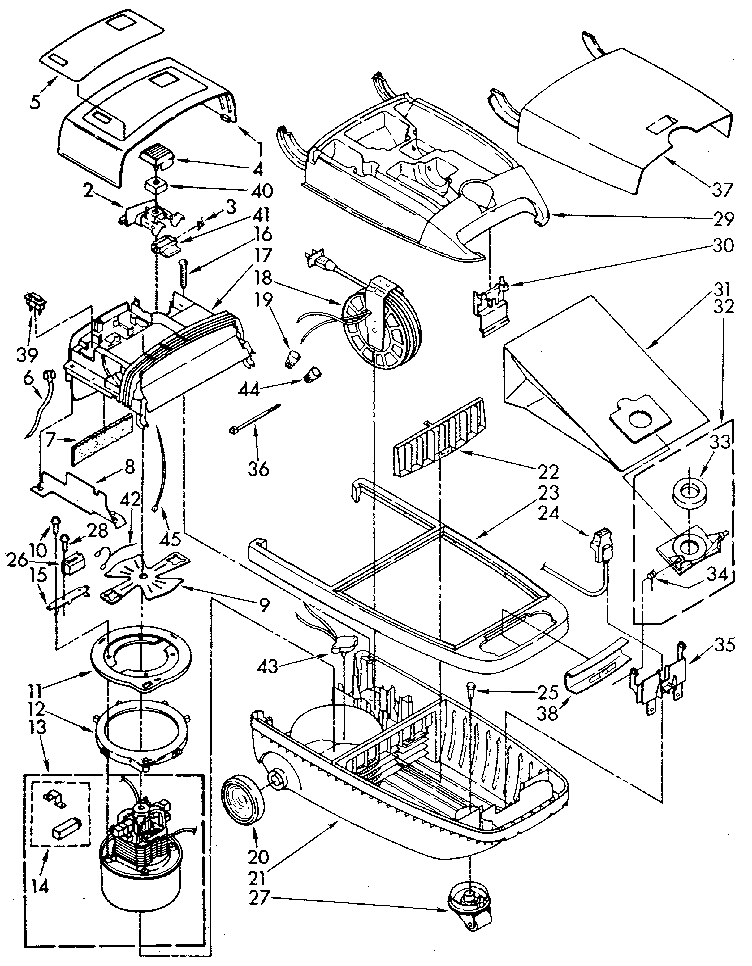 Kenmore 1163279090C base assembly diagram