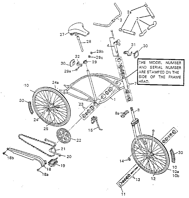 Sears 45965 frame assembly diagram
