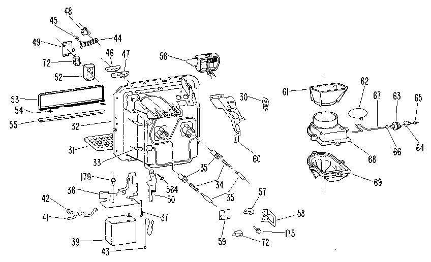 Kenmore 3639517985 dispenser diagram
