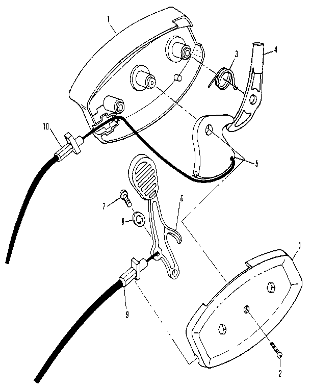 Craftsman 917372451 drive/speed control cable diagram