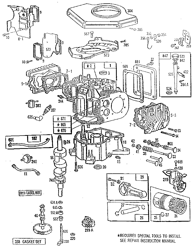 Craftsman 917254450 cylinder assembly diagram