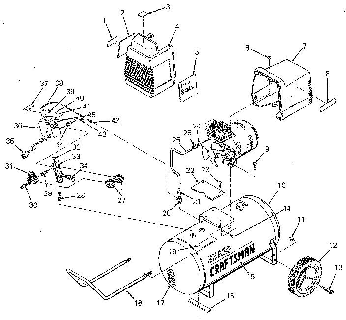 Craftsman 919153111 unit parts diagram