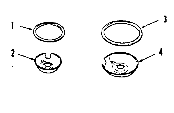 Kenmore 9116248810 optional porcelain pan and chrome ring kit no. 8068410 diagram