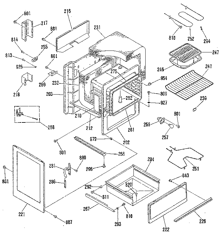 Kenmore 9119149181 body section diagram