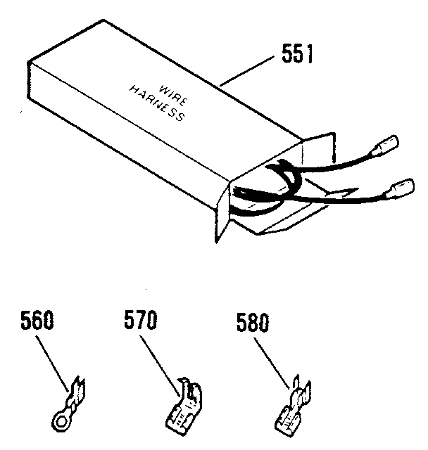 Kenmore 9119149181 wire harnesses and components diagram