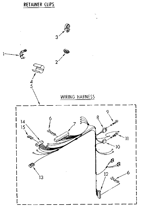 Kenmore 11082980820 wiring harness diagram
