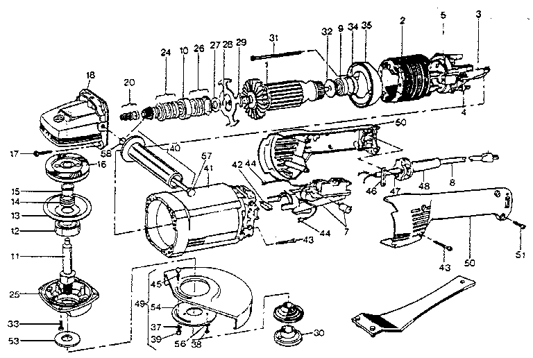 Black & Decker 4074 unit parts diagram