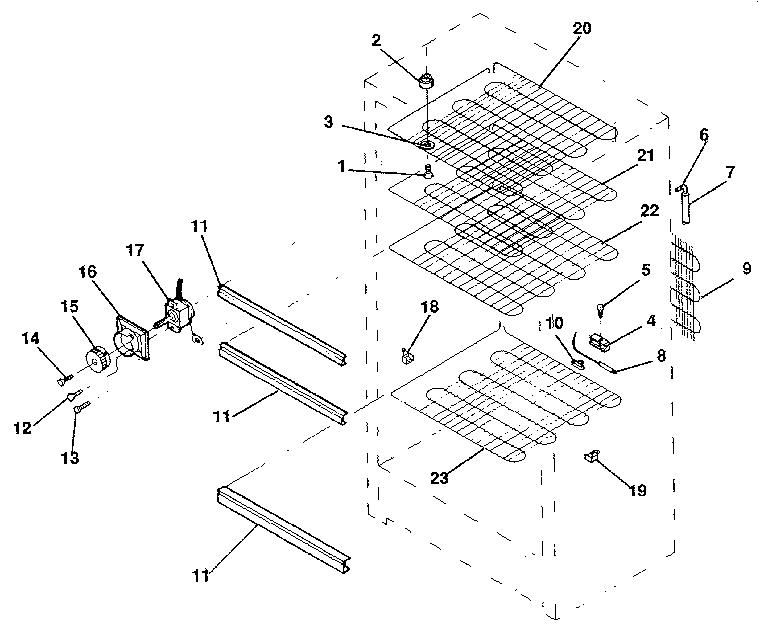 Kenmore 2539203211 liner diagram