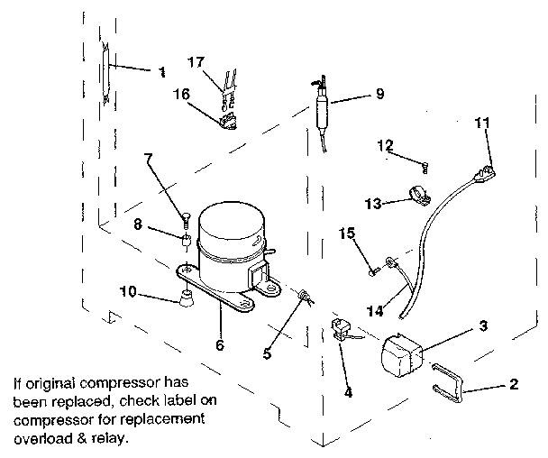 Kenmore 2539203211 unit diagram