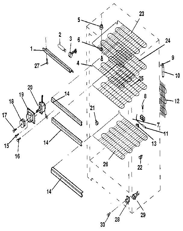 Kenmore 2539206381 liner diagram