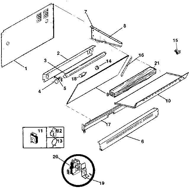 Kenmore 7917859090 splasher diagram